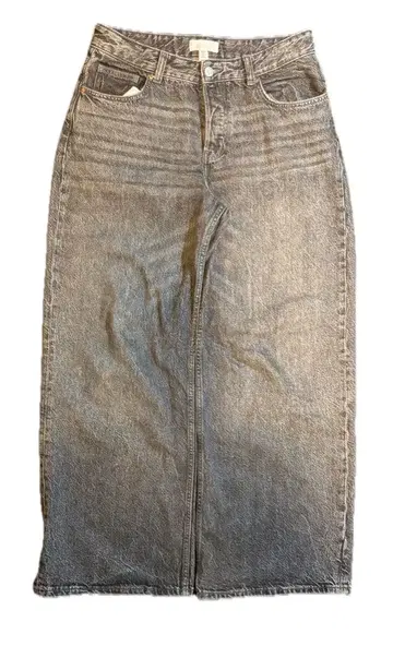 H&M 버튼 플라이 배기 데님 y2k sk8