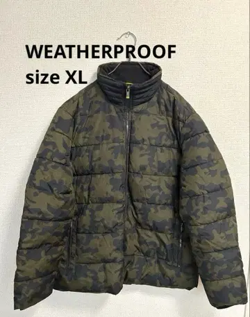 WEATHERPROOF 카모플라쥬 남성용 다운 자켓 웨더프루프 다운