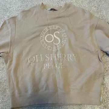 오 셰리 베이지 크루넥 트레이닝복 S