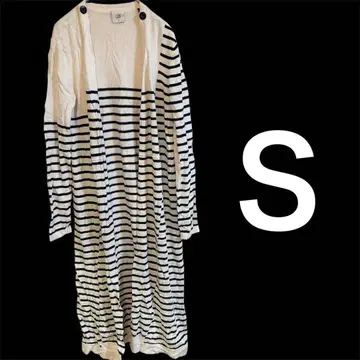 cabi 스트라이프 긴팔 가디건 S