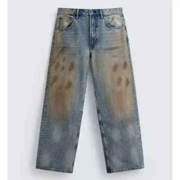 새상품 ZARA 빈티지 가공 배기 핏 청바지 EU44