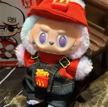 봉제인형 옷 라부부 옷 갈아입기 의류 15-17cm labubu 맥도날드