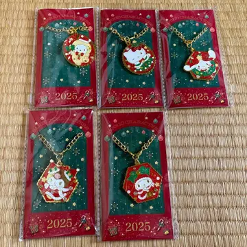 크리스마스 아크릴 키링 5개 세트 2025