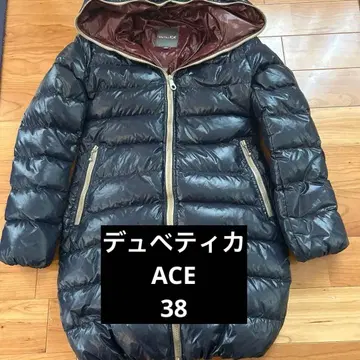 듀베티카 다운 코트 ACE 후드 네이비 38