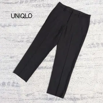 유니클로 * 이지케어 스트레치 슬림핏 팬츠 블랙