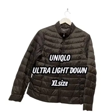 유니클로 울트라 라이트 다운 자켓 다크 브라운 XL