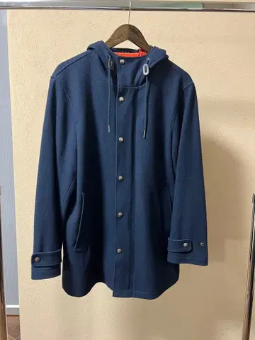 Lands' End 울 코트 M 사이즈 네이비