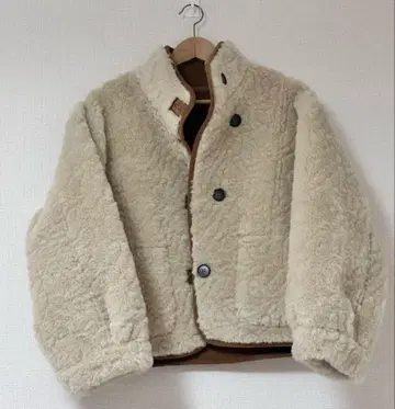 ZARA 리버서블 무스탕풍 보아 자켓 더블 페이스 스웨이드