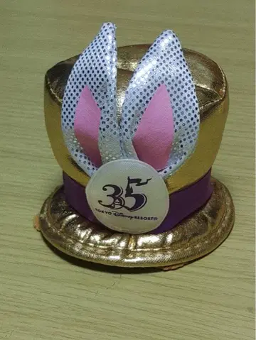 도쿄 디즈니 리조트 35주년 토끼 귀 미니 모자형 헤어 액세서리