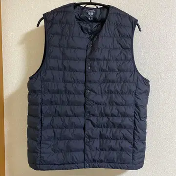 유니클로 퍼프 테크 컴팩트 베스트 M 사이즈 블랙