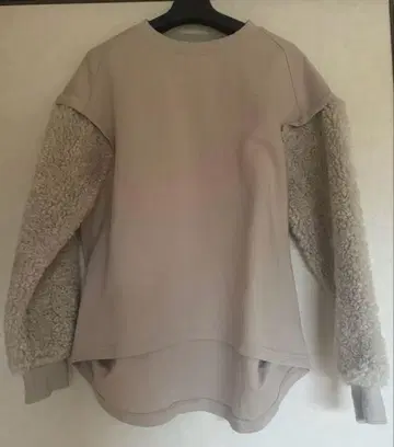 파시오네 보아 슬리브 풀오버