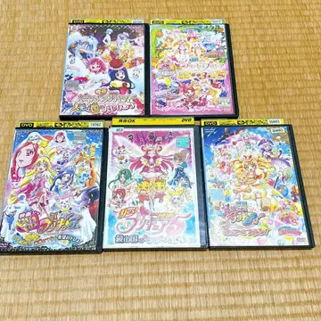 영화 프리큐어 렌탈용 DVD 5장 세트