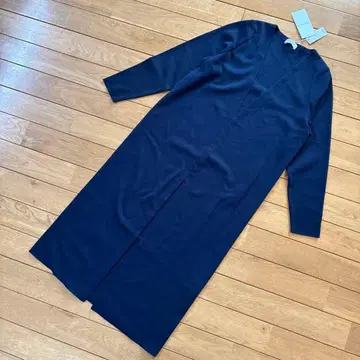 택 포함 새상품 TOMORROWLAND 롱 가디건 네이비 F 사이즈