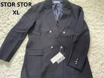 [ 새상품 ] 스톨 스톨 빅 사이즈 자켓 네이비 LL