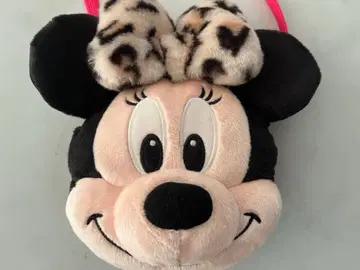 레오파드 무늬 미니 파우치