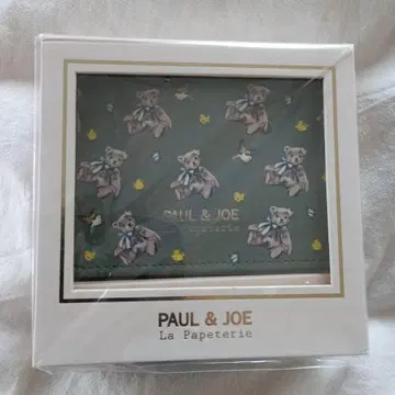 미사용 새상품 PAUL & JOE 곰 무늬 패스 케이스
