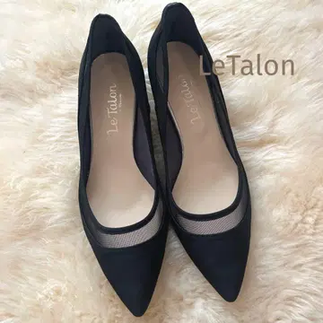 LeTalon 루탈론 블랙 펌프스 새상품급 힐 5.5cm