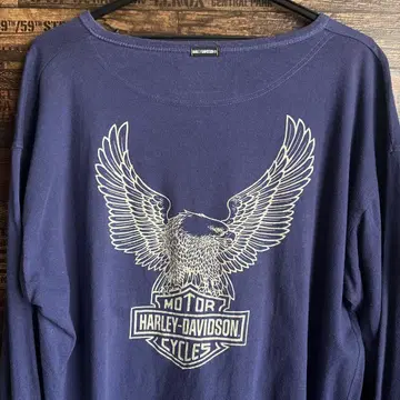 Harley-Davidson 퍼플 긴팔 T셔츠