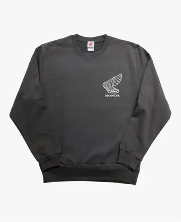 HONDA 맨투맨 레트로 윙 마크 흑먹색 XL 사이즈