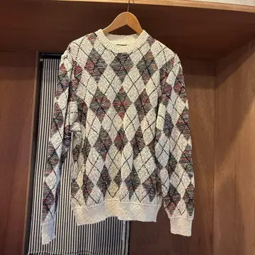 COOHEM 아가일 썸머 니트