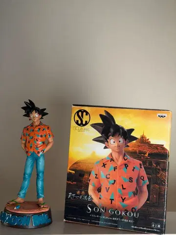 드래곤볼 피규어 조형천하제일무도회 손오공 하와이안 셔츠