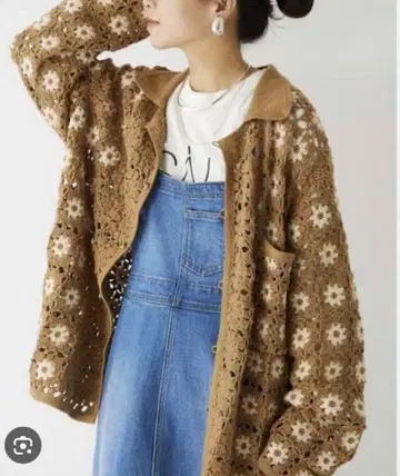 JOURNAL STANDARD relume 크로셰 뜨기 가디건