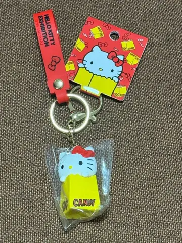 헬로키티전 입체 러버 키링 헬로키티