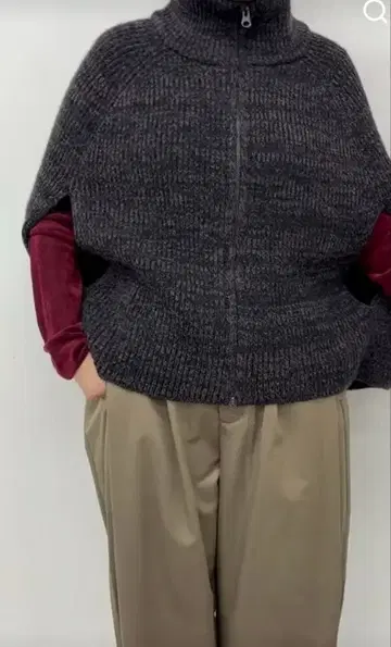 CLOCHE 니트 판초 택 포함 새상품 크로셰