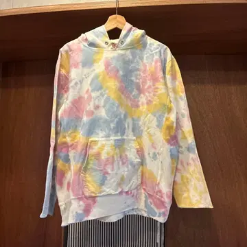AURALEE 타이 다이 후드 부착 후드티 사이즈 5