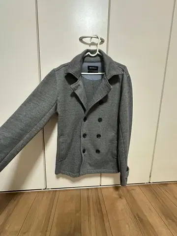 그레이 더블 브레스트 자켓 사이즈 2
