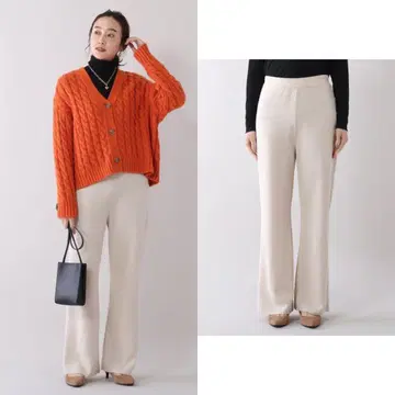 정가 18,700엔 UNTITLED 울 팬츠 머신 워셔블