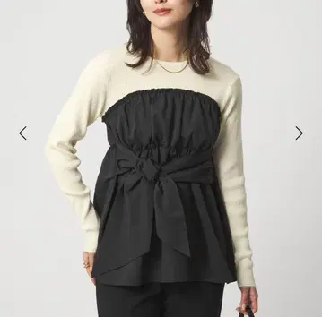 미사용 새상품 green label relaxing 도킹 리본 상의