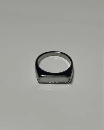 츠네타 다이키 착용 실버 화이트 반지 12호 핑키링