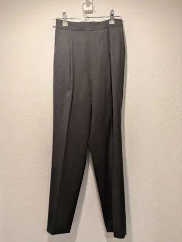 블랙 와이드 팬츠 허리밴딩