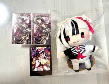 [ 새상품 미사용 ] 악마 고양이 벨리안 봉제 인형 파샤코레 클리어 카드