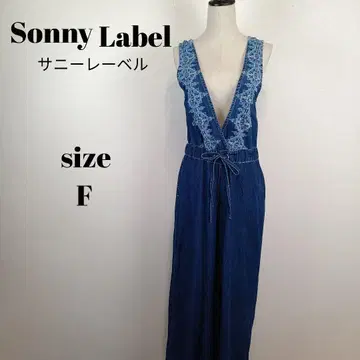 [ a1734 ] Sonny Label 크로스 자수 데님 살로펫 F