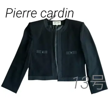 피에르 가르뎅 노카라 자켓 버튼리스 어깨 패드 13호