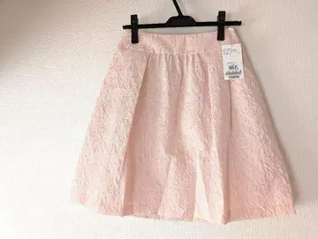 택 포함 새상품! 언타이틀 플레어 스커트 핑크