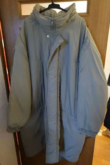 후드 부착 오버 사이즈 몬스터 코트 몬스터 후드티 L