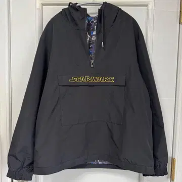 [ 스타 워즈 ] 로고 자수 아노락 블랙 [ 무료배송 ]