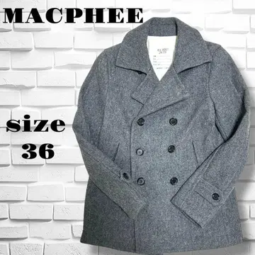 맥피 코트 체스터 코트 롱 코트 울 투모로우랜드