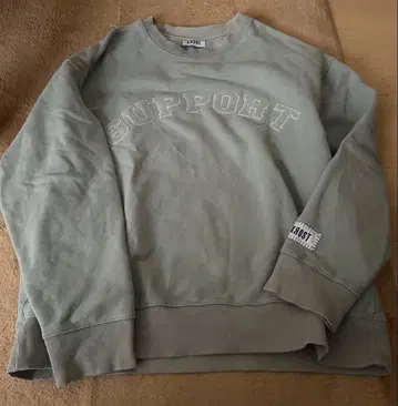 KROST 크로스트 SUPPORT 맨투맨 XL LIGHT GREEN