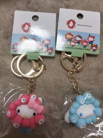 오사카 엑스포 파스텔 미야쿠미야쿠 산리오 입체 마스코트 키링