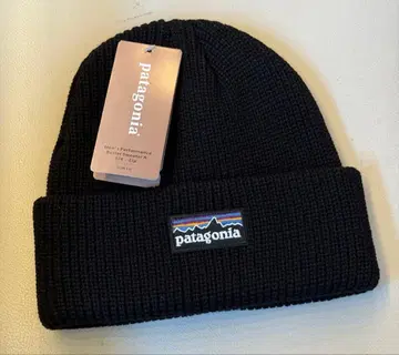 patagonia 니트 모자 블랙 새상품