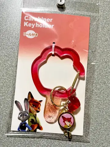 시마무라 신상 주토피아 닉 와일드 카라비너 키링