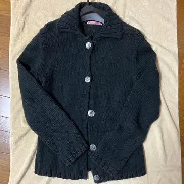 폴 스미스 여성 블랙 가디건 여성용 M 사이즈