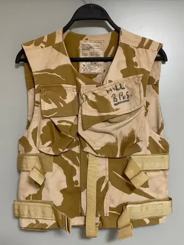90s TBA제 영국군 사막 카모 패턴 바디 아머 베스트 180/104