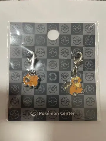 포켓몬 센터 한정판 메탈 참 비버니 / 비버통 키링