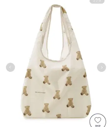 젤라또피케 모티브 에코백 L