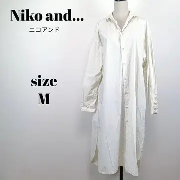 [ a2112 ] Niko and - 코튼 셔츠 원피스 M 옅은 베이지